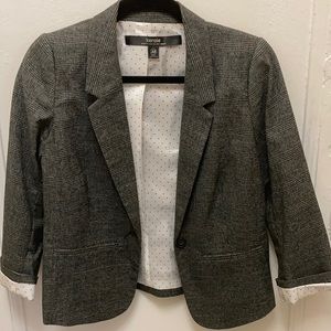 Charcoal plaid blazer